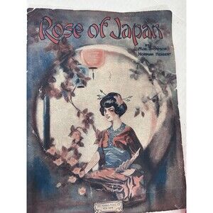 1919 rose of japan sheet music